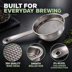 Tea strainer mesh detail