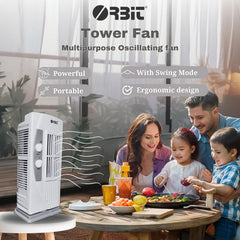 Compact and portable Orbit Tower Fan