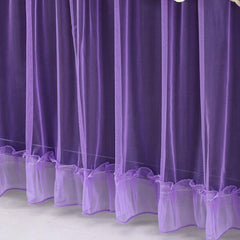 Dustproof cover draped neatly over television screen