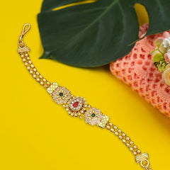 Beautiful Fancy Mate Gold Plated Bracelet