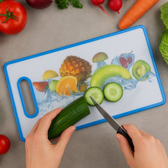 Large Rectangular Fruit Print Cutting Board (36x22cm / 1 Pc)