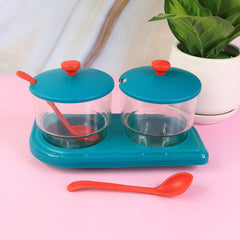 Spice and Condiment Organizer on Kitchen Counter