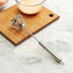 Stainless steel manual mixi hand blender whisk
