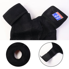 Elastic knee support strap with velcro closure