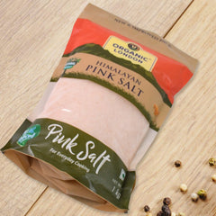 Earth Salt Himalayan Pink Salt crystals in natural setting