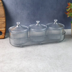 Snack storage jar on countertop