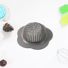 Plastic sink drain strainer with perforated design