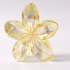 Matte decorative hair barrette clamp