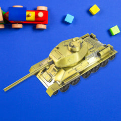 Vintage iron tank model detail