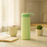Leak-Proof Green Plastic Flask