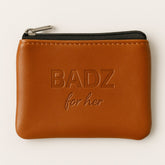 Compact PU Leather Zipper Pouch Wallet for Women