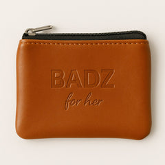 Compact PU Leather Zipper Pouch Wallet for Women