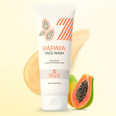 Close-up of Zequz Face Wash foam texture