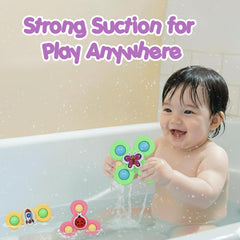 3 Pc Baby Spinner Toy Set for Sensory Play
