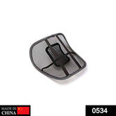Lumbar support back rest for ventilation mesh