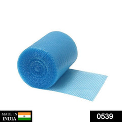Bubble wrap roll with colorful air pockets