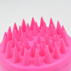Body hair washing comb with ergonomic handle