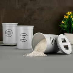 Airtight Containers – For Tea, Coffee, Sugar & More (3 Pcs Set)