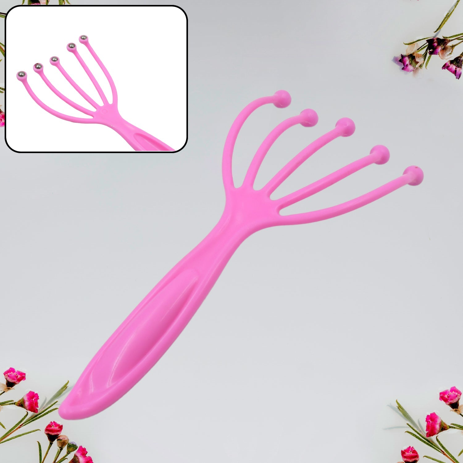 0268 Scalp Massager Handheld Portable Head Massager Deep Relax and Pressure Relief in Office Household and Tour & Fatherâ€™s Day and Motherâ€™s Day Gifts for Home Relaxation (1 Pc )