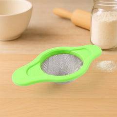 Supermom Stainless Steel Mesh Strainer with plastic dual handles