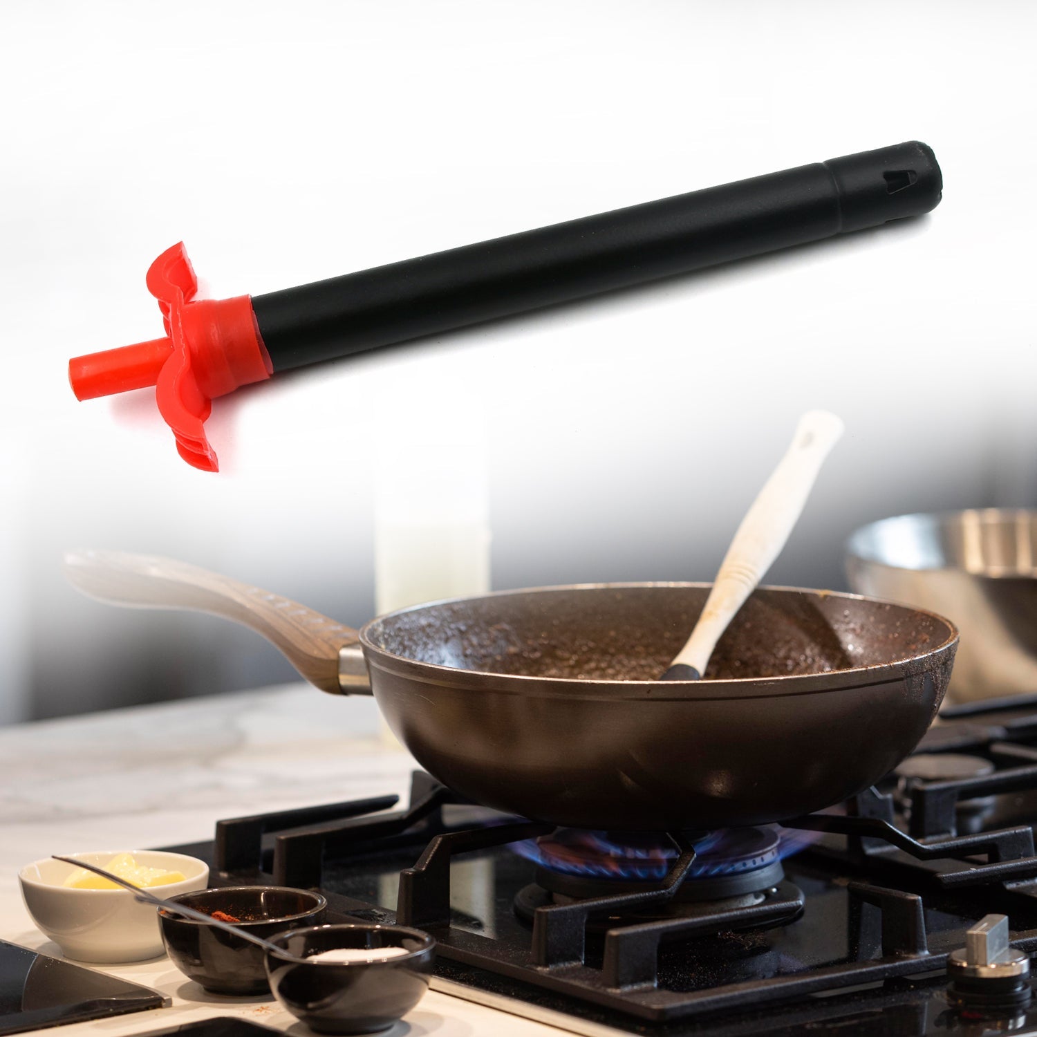 Stainless steel gas lighter for kitchen stove