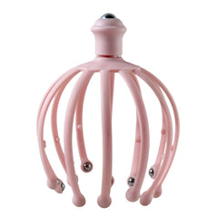 Ergonomic head massager device