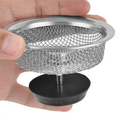 PureFlow stainless steel kitchen sink strainer basket