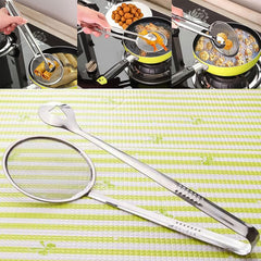 2-in-1 Stainless Steel Filter Spoon with Clip size reference