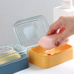 Soap dish with drip guard feature