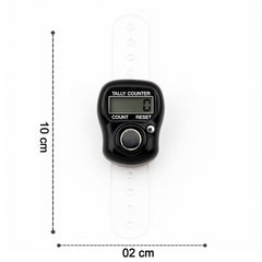 Digital tally counter LCD close-up