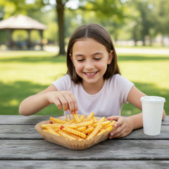 Square Disposable Paper Air Fryer Liners (50 Pc Pack, 160x45 mm)