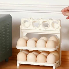 Foldable 24 Grid Egg Storage Tray on white background