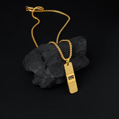 Gold plated Ram Naam Locket with chain
