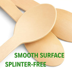 160mm Wooden Spoon – 30 Pcs Pack