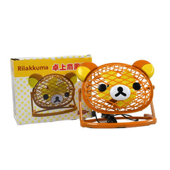 Close-up of teddy bear fan blades