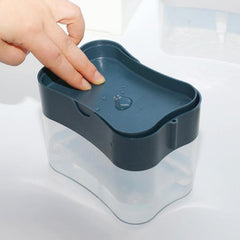 Multi-function soap dispenser and scrub caddy