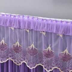 Full view of 32 inch TV covered with dustproof cloth