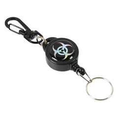 Lost Proof Retractable Key Reel with Nylon Coated Wire
