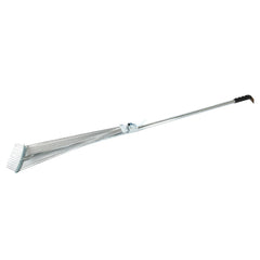 Lock switch for adjustable rake head width