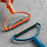 2-in-1 Portable Lint Remover showing long handle and lint brush