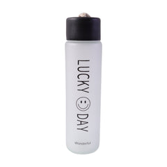 portable glass water bottle