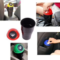 Durable dustbin ideal for vehicle waste management.