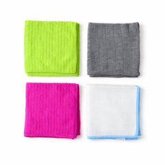 Stacked Microfiber Cleaning Cloths