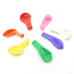 Party decor balloons in vibrant colors