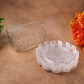 Plastic flower design dinner plates set