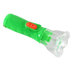 Child-friendly pocket LED torch with on/off switch