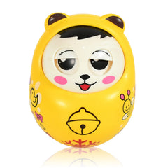 Front view of the musical roly poly wobbling toy