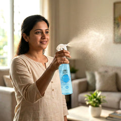 Trigger spray bottle of air freshener