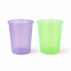 Juice cup in mix colors plastic