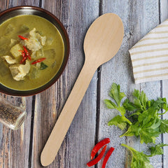 110mm Wooden Tea Spoon – 30 Pcs Pack